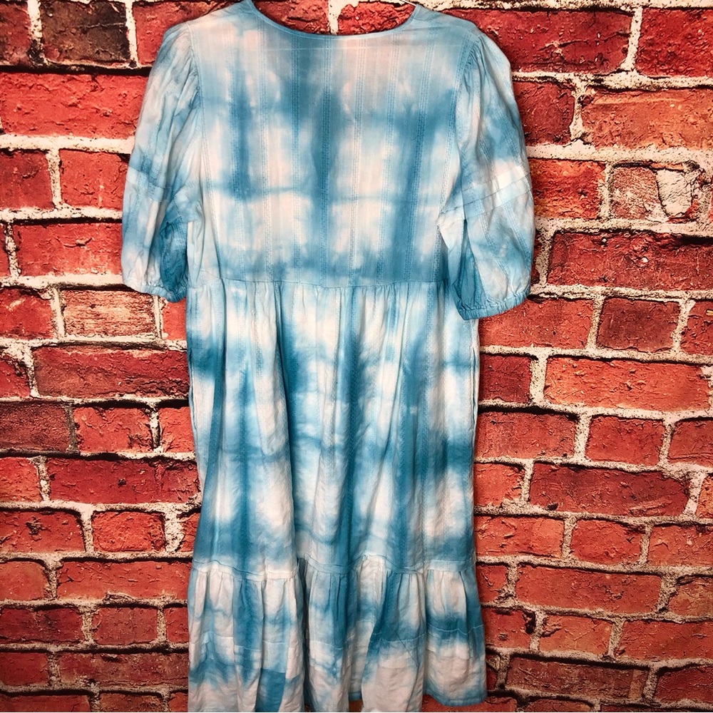 Shibori hand dyed maxi dress - Picture 6 of 9